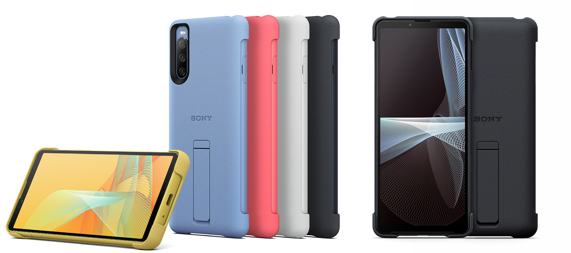 Xperia 10 III Style Cover with Stand XQZ-CBBT