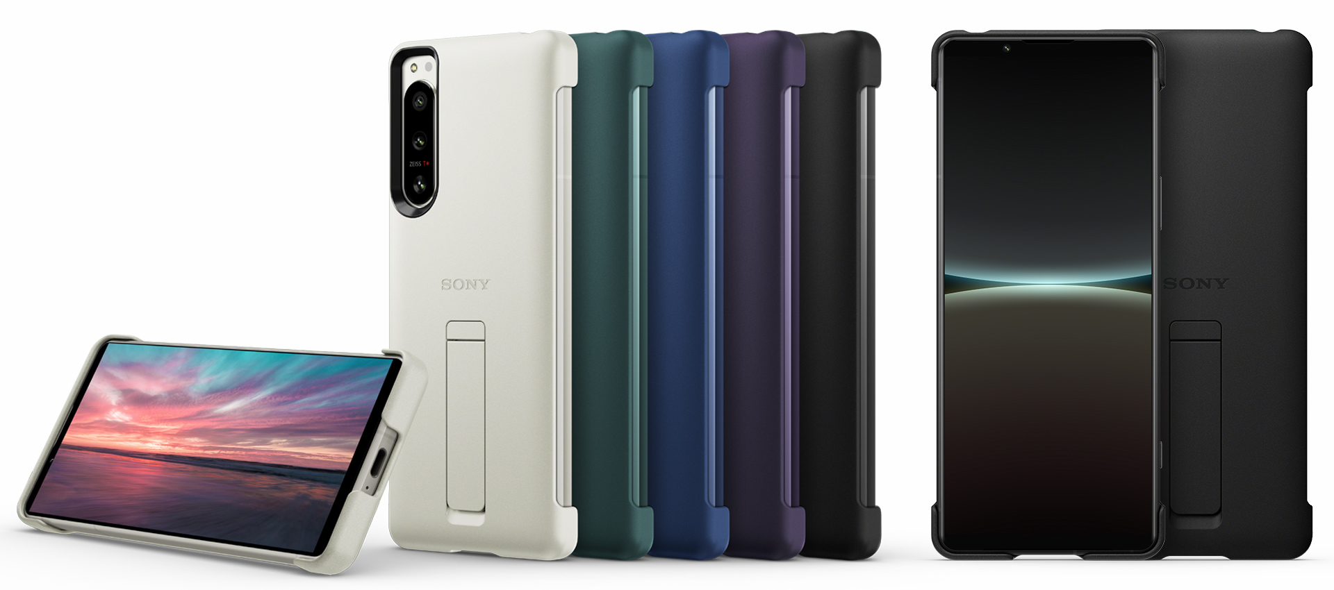 Xperia 5 IV Style Cover with Stand XQZ-CBCQ