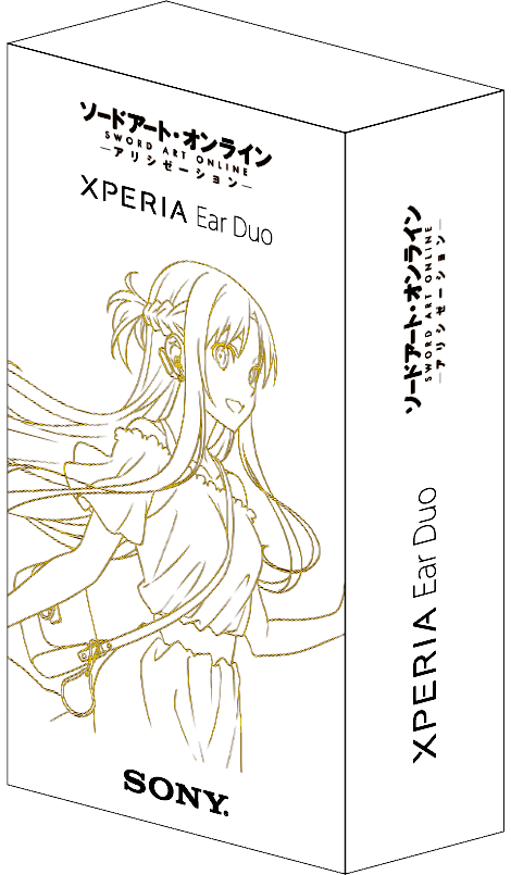 Xperia Ear Duoとソードアート・オンライン「アスナ」の 