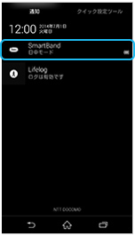 Accessory Battery Monitoringの画面