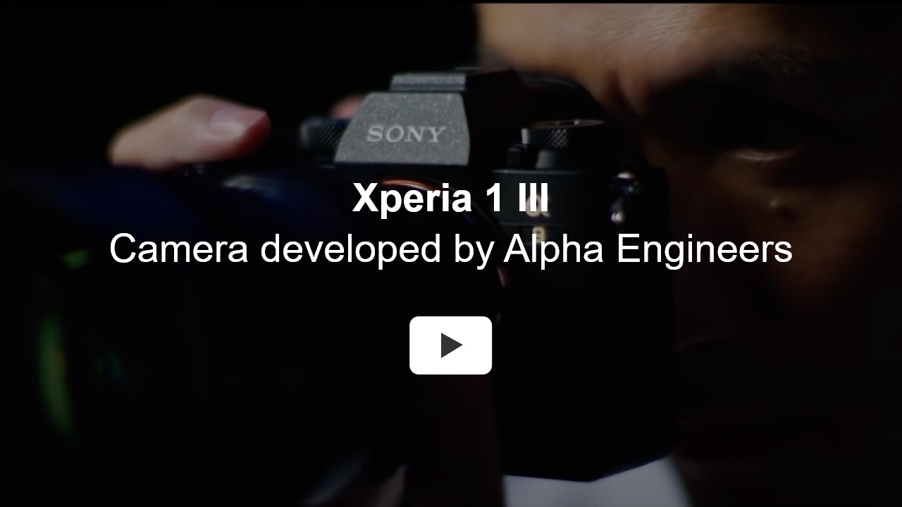 Xperia 1 III Camera developed by Alpha Engineers