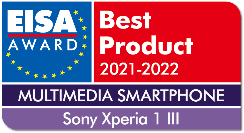 EISA Award Best Product 2021-2022 MULTIMEDIA SMARTPHONE Sony Xperia 1 III