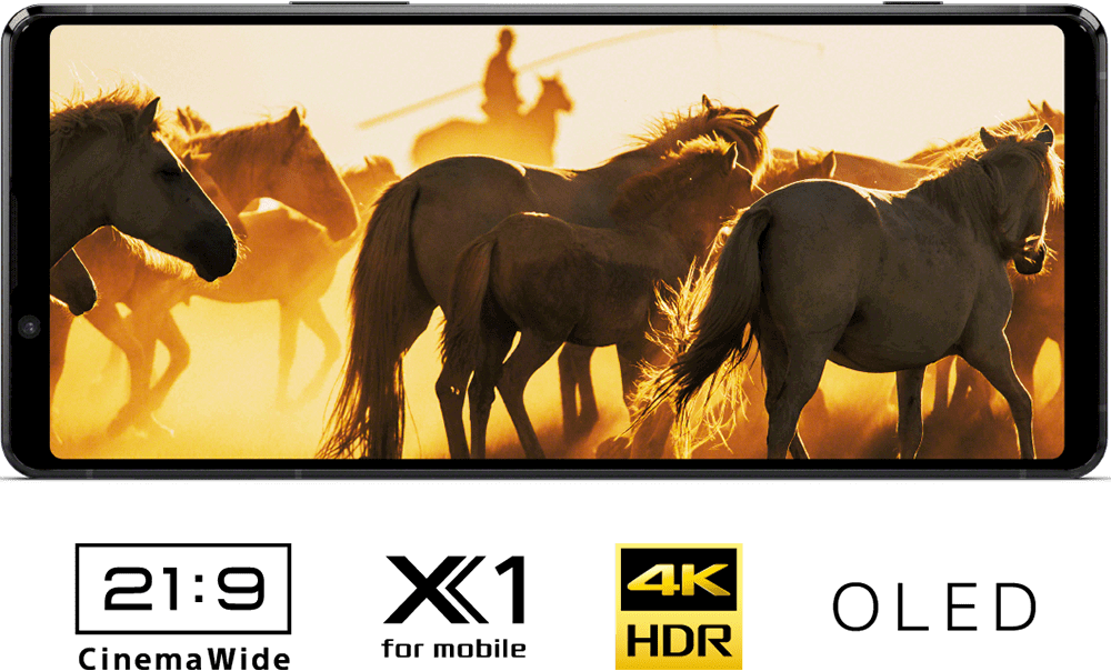 21:9 CinemaWide、X1 for mobile、4K HDR、OLED