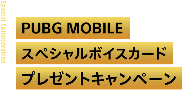 Special Collaboration Xperia 1IV Gaming Edition 購入者限定 PUBG MOBILE スペシャルボイスカード プレゼントキャンペーン